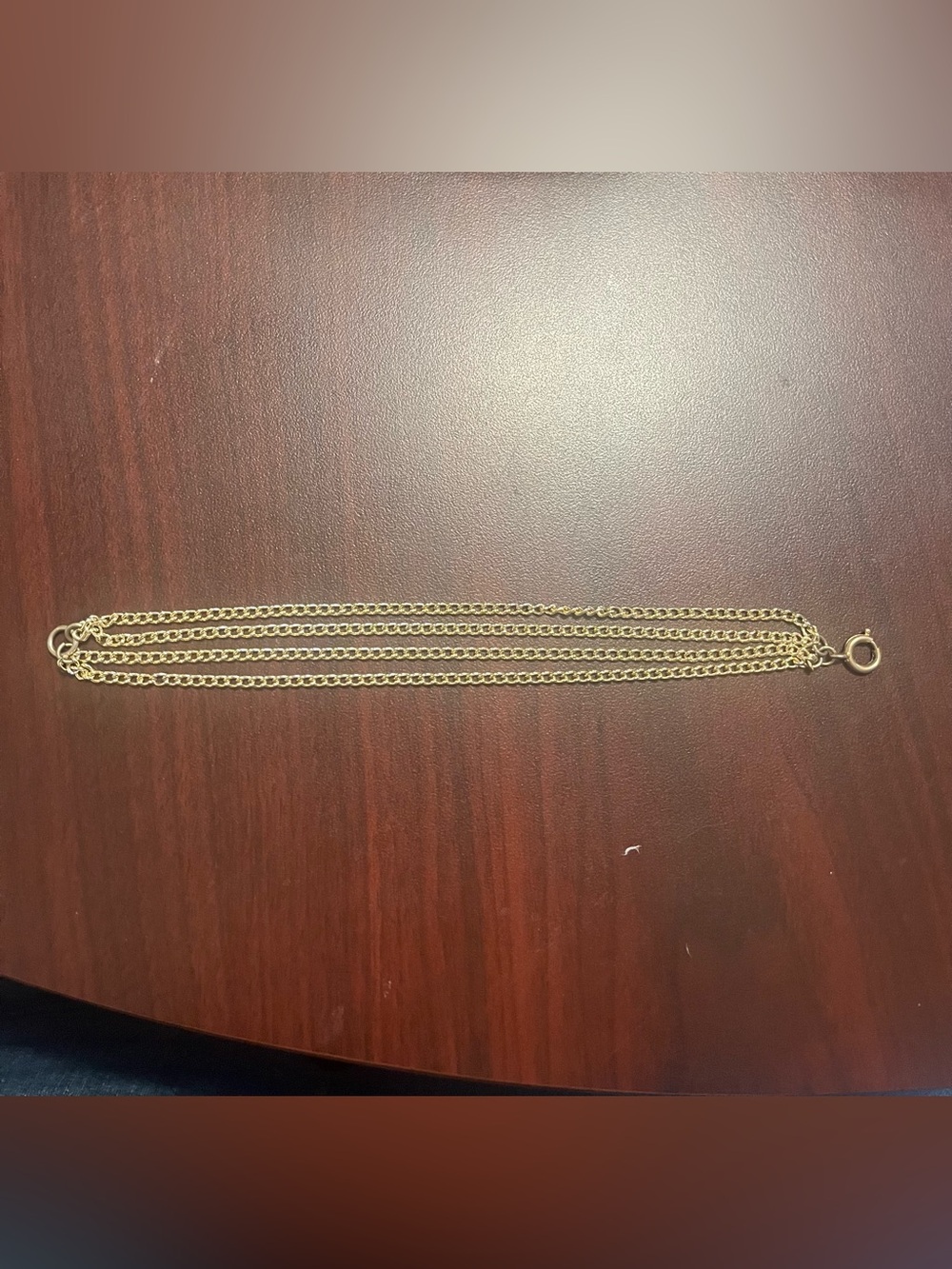 Gold Rope Chain Necklace - Slim Multi-Strand - Picture 4 of 6